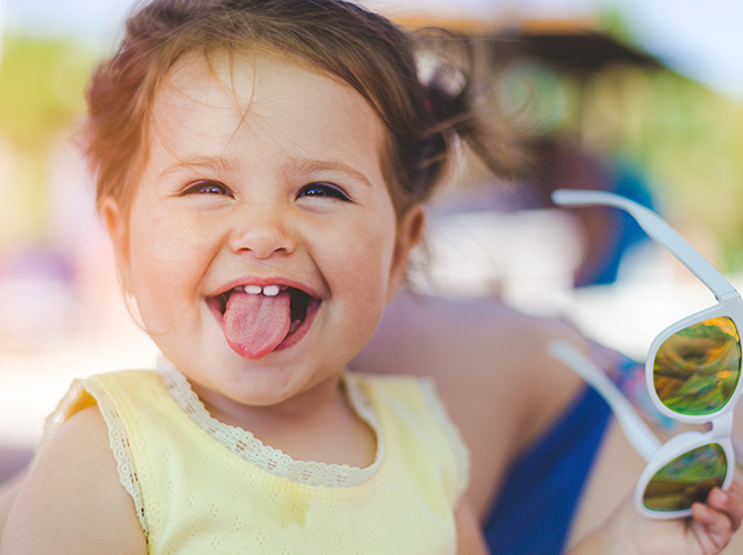 smiling girl