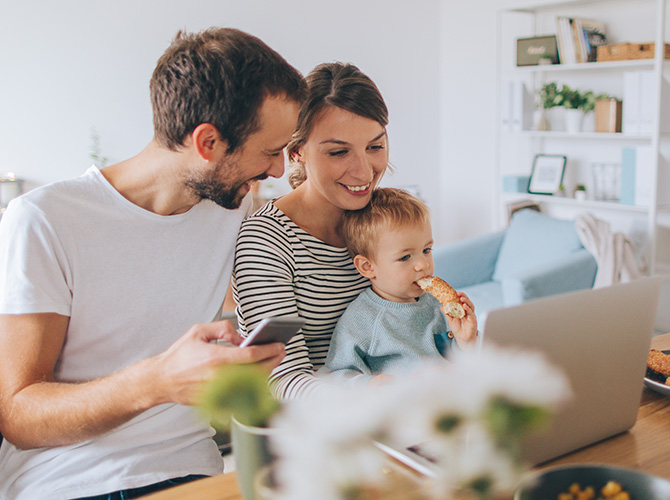 parents filling out online forms